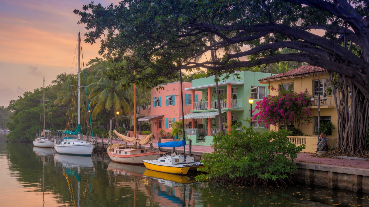 Coconut Grove waterfront sailboats — featured Miami-Dade rental market week 41, 2026